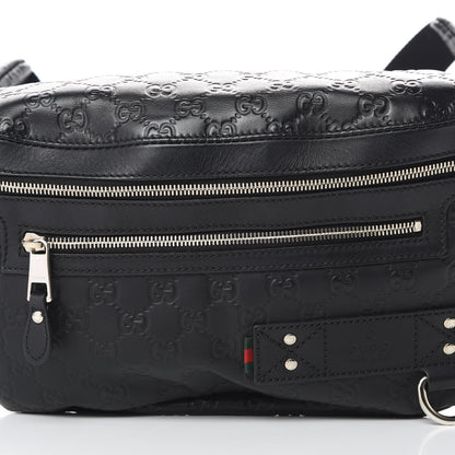 Gucci Guccissima Web Belt Bag Black 8 of 12