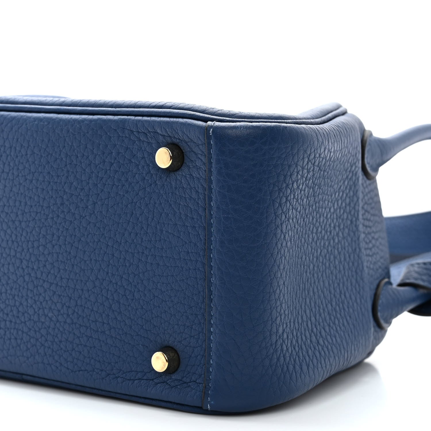 Hermes Taurillon Clemence Mini Lindy 20 Deep Bleu 10 of 13