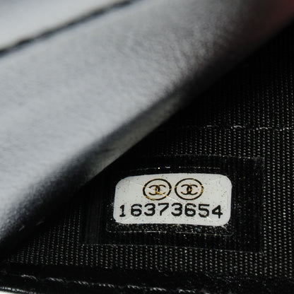 Chanel Caviar CC Large Zip Around Wallet Black 9 of 9