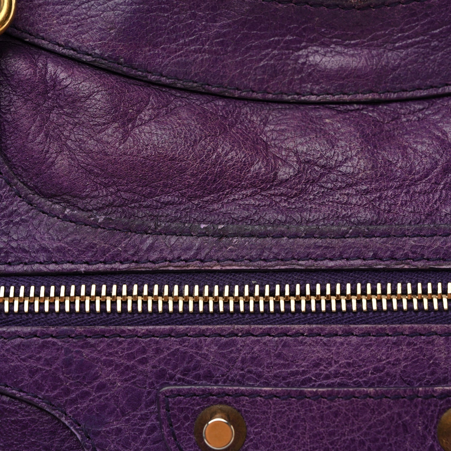 Balenciaga Agneau Classic Gold Hardware Velo Dark Violet 15 of 15
