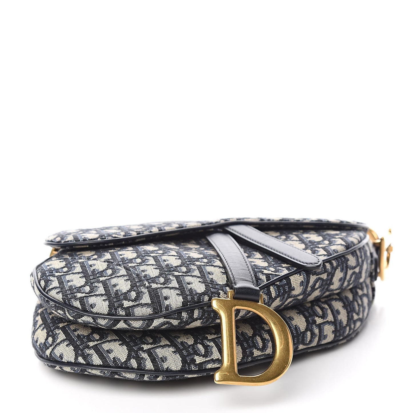 Oblique Saddle Bag Blue