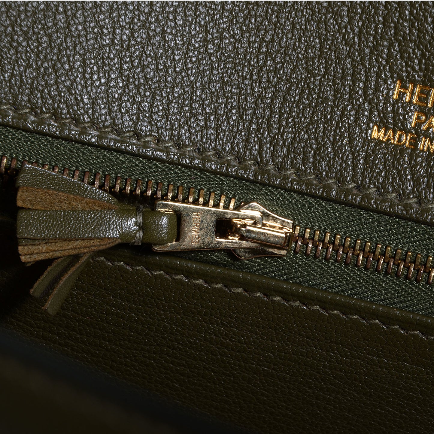 Tadelakt Ghillies Birkin 35 Vert Veronese