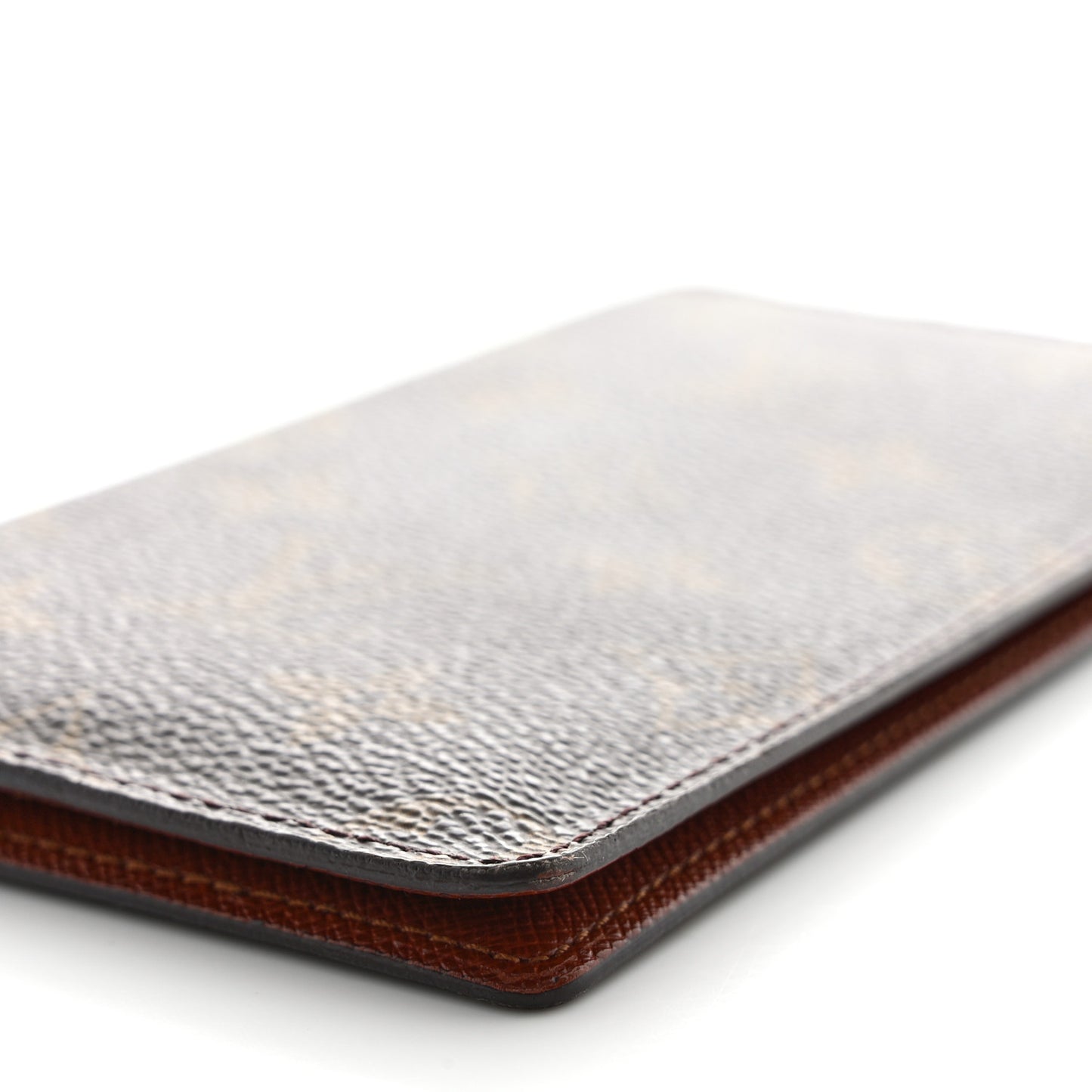 Monogram Checkbook Holder Case Wallet