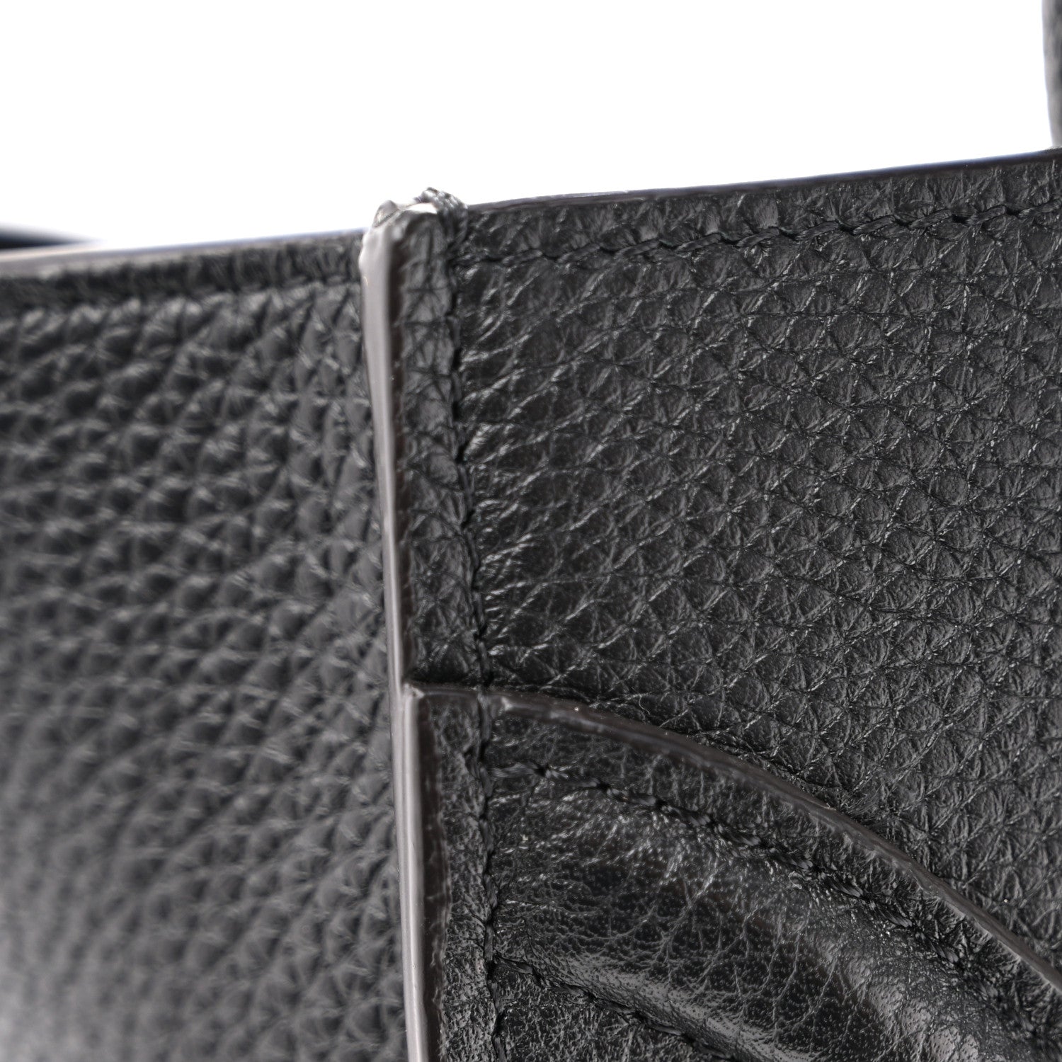 Celine Drummed Calfskin Mini Luggage Black 11 of 11