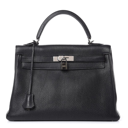 Hermes Togo Kelly Retourne 32 Black 1 of 35
