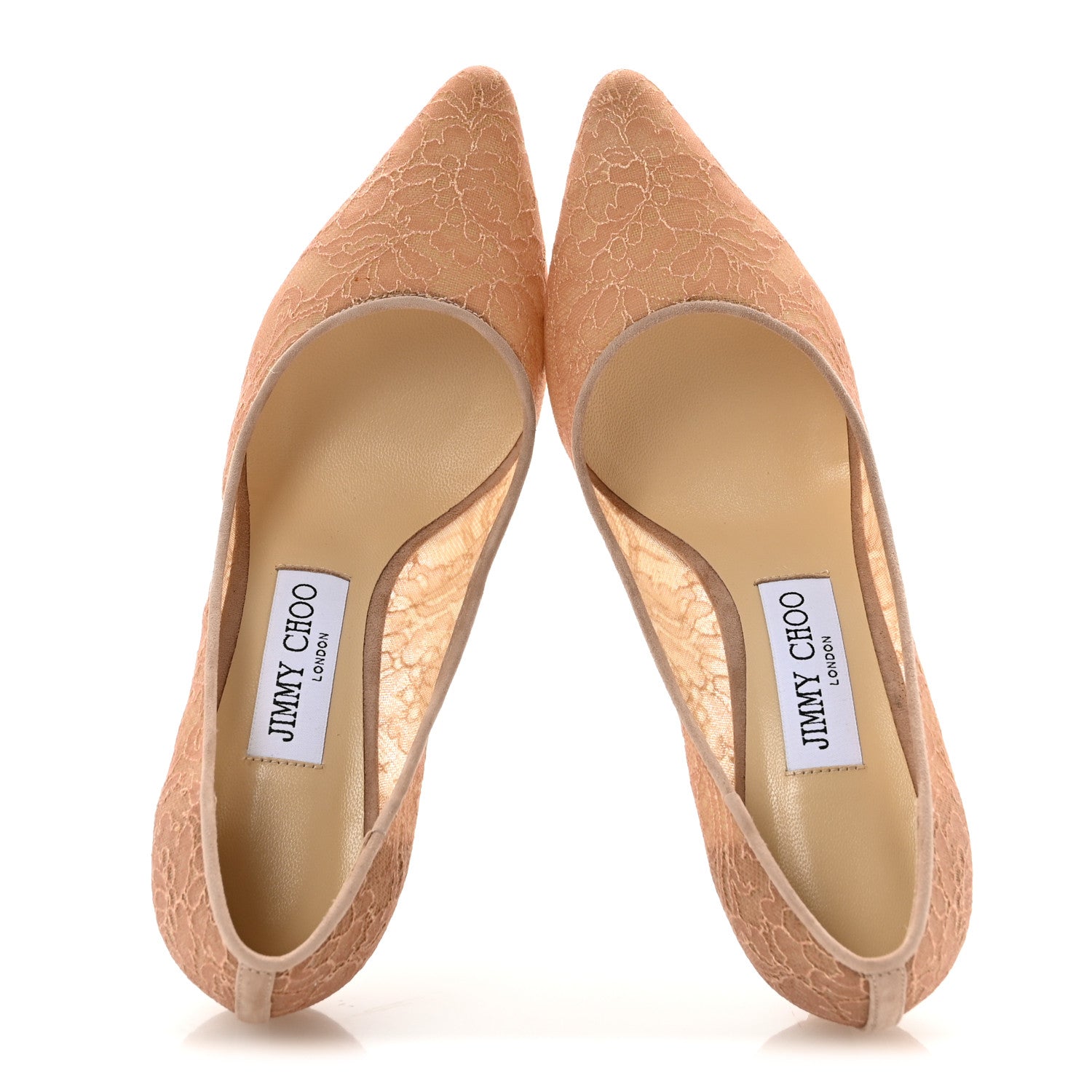 Jimmy Choo Floral Lace Romy 85 Pumps 36.5 Ballet Pink 1901248