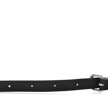 Louis Vuitton Calfskin Lockme Ever BB Adjustable Shoulder Strap Black 4 of 4