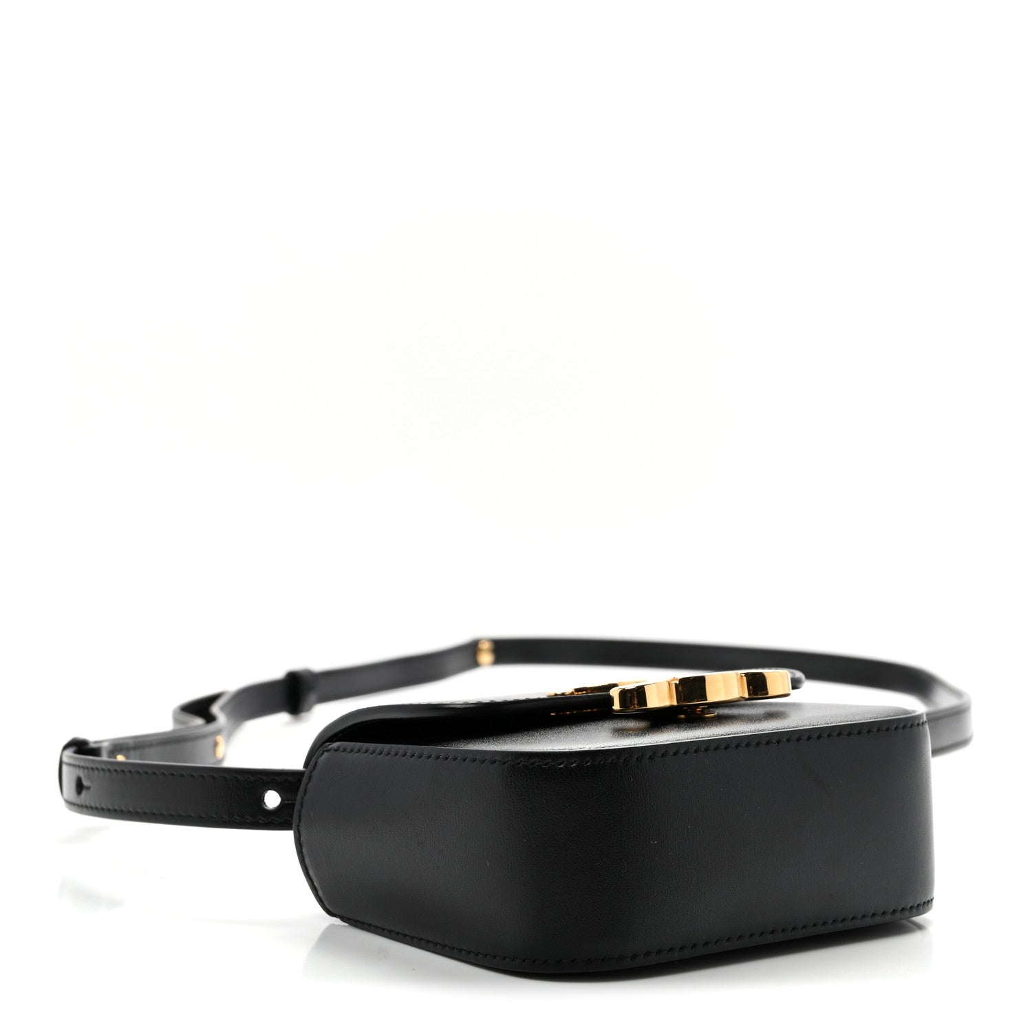 Celine Shiny Calfskin Mini Triomphe Black 4 of 9