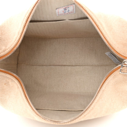 Hermes Canvas Large Bride-A-Brac Cabriole Case Biscuit 5 of 12