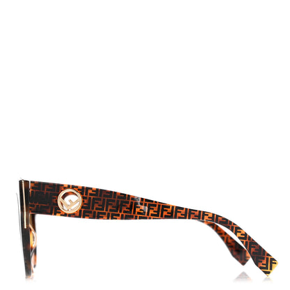 Fendi Acetate F is Fendi FF Sunglasses 0359/S Tortoise Camouflage 3 of 8