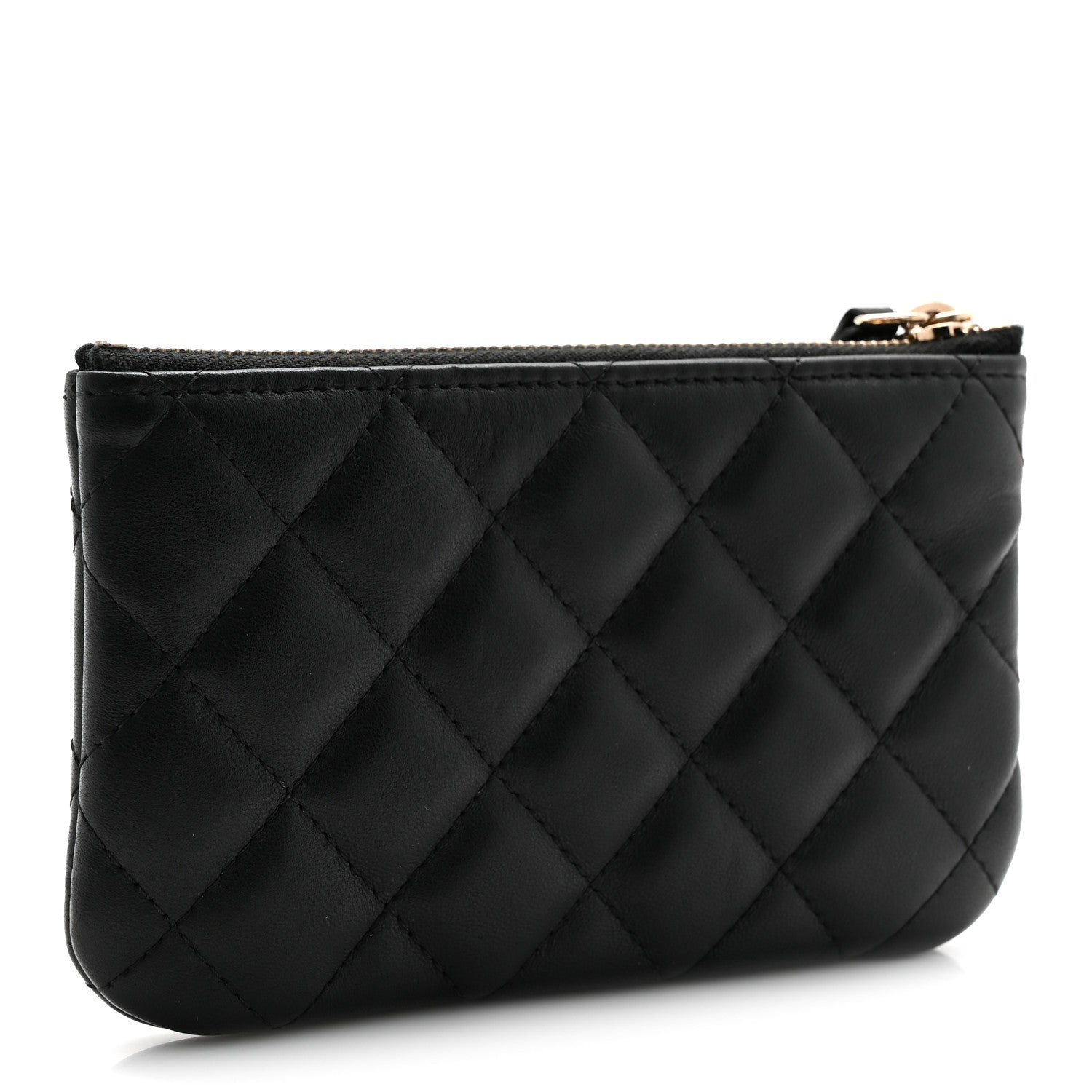 Chanel Lambskin Quilted Casino Coin Purse Black 3 of 8