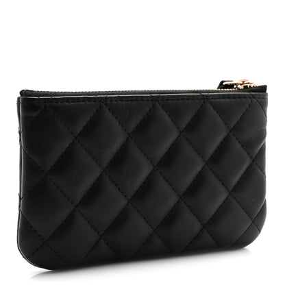Chanel Lambskin Quilted Casino Coin Purse Black 3 of 8