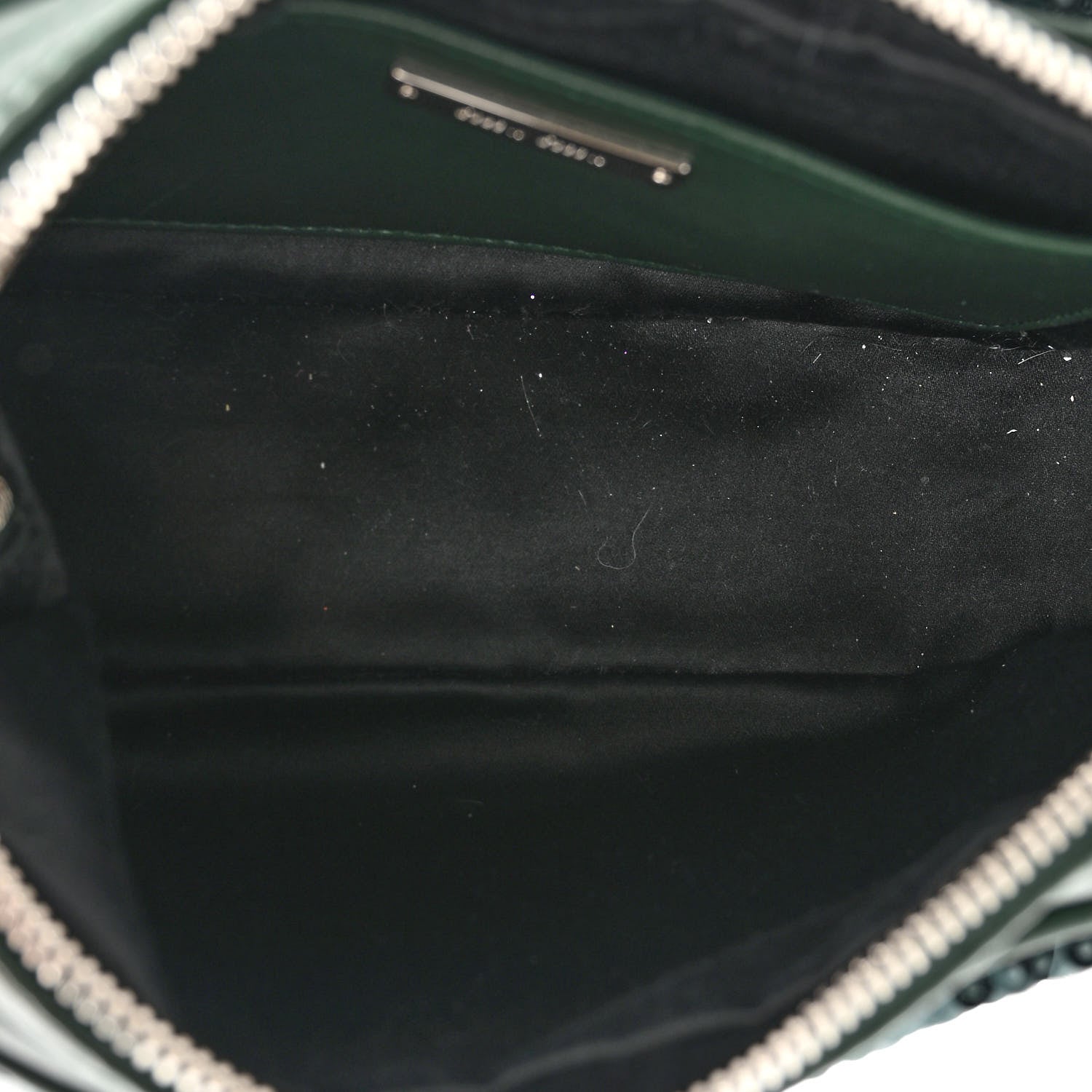 Miu Miu Paillettes Sequin Chain Camera Bag Smeraldo 5 of 9