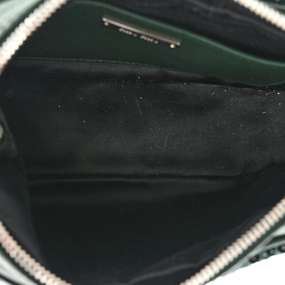 Miu Miu Paillettes Sequin Chain Camera Bag Smeraldo 5 of 9