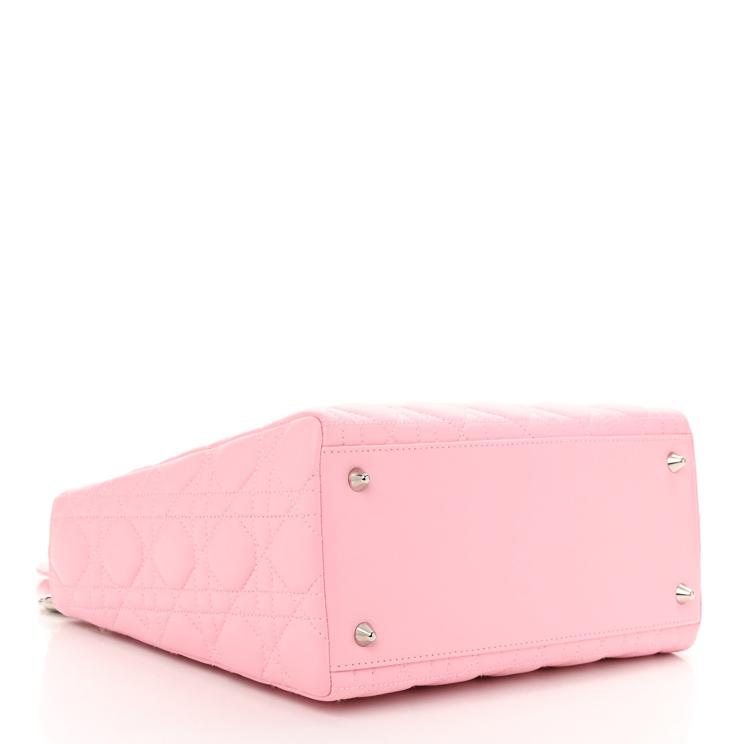 Christian Dior Lambskin Cannage Medium Lady Dior Light Pink 4 of 11
