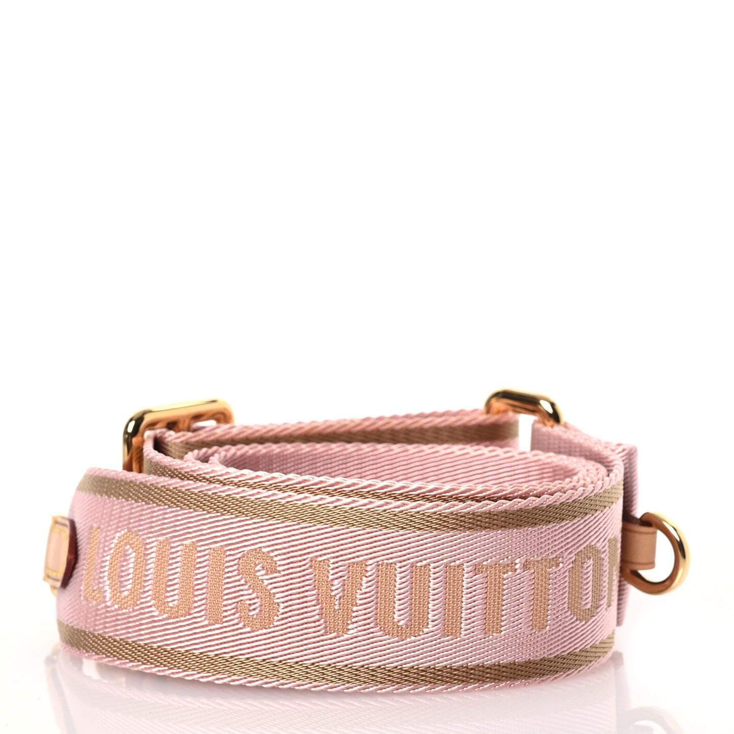 Monogram Multi Pochette Accessories Bandouliere Shoulder Strap Rose Clair