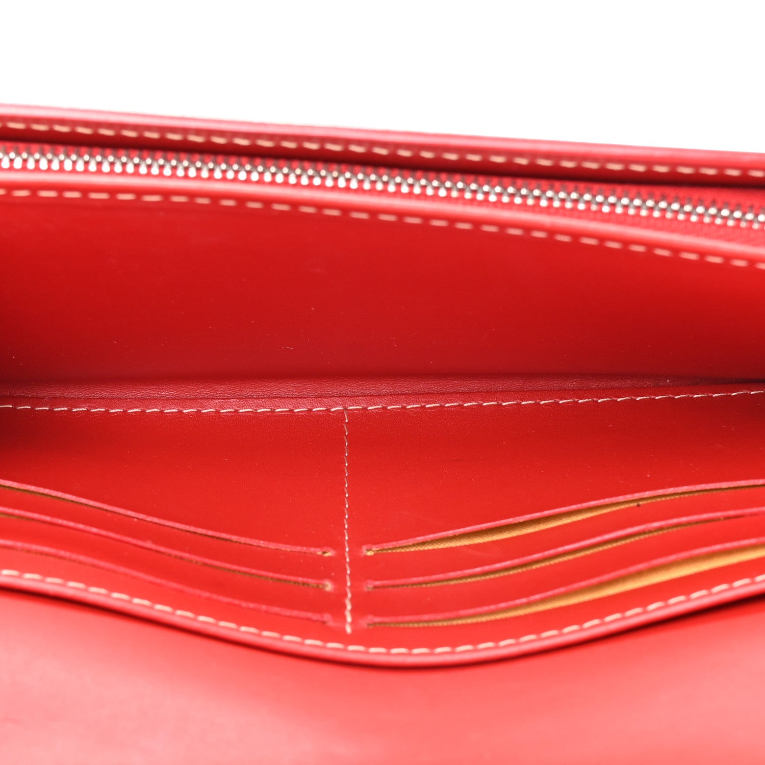 Goyard Goyardine Varenne Long Wallet Red 7 of 13