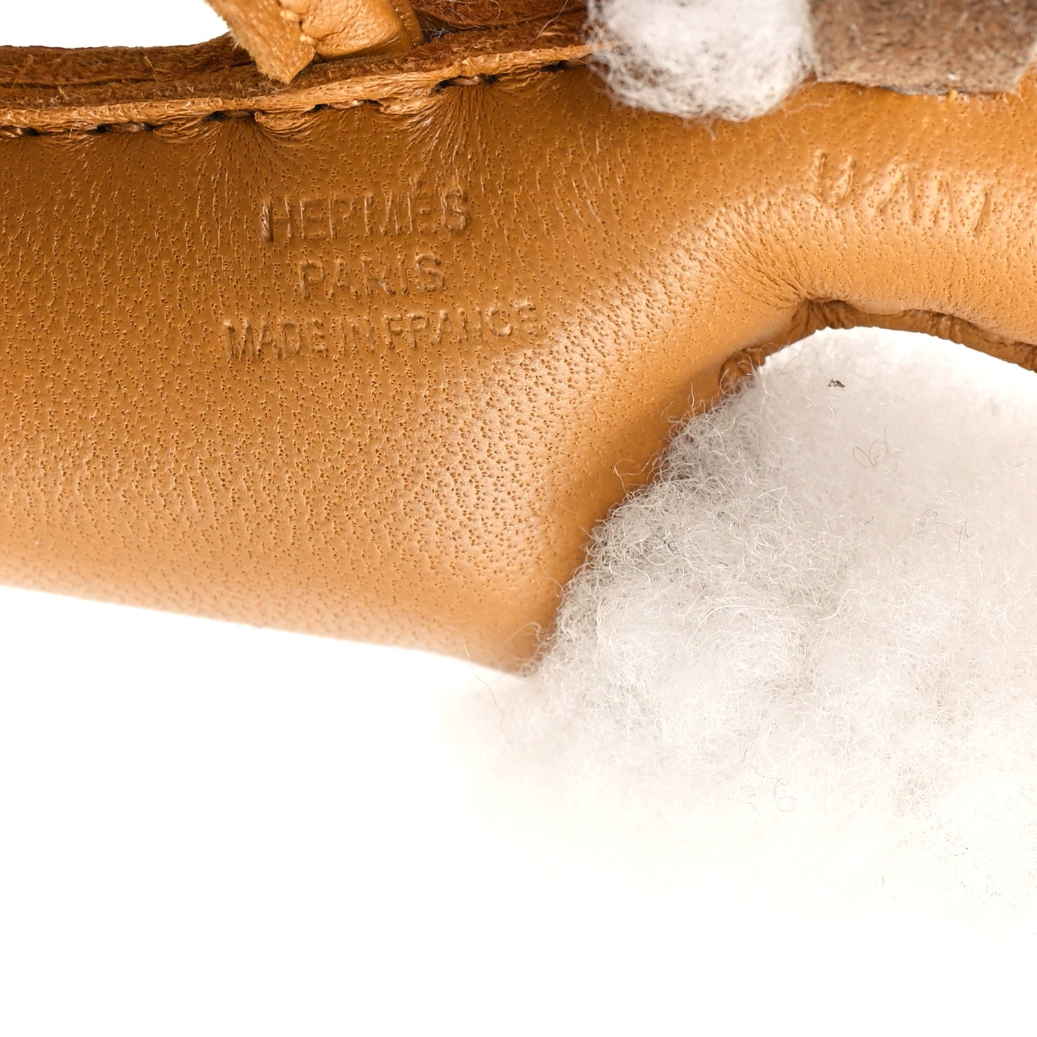 Hermes Milo Lambskin Shearling Budy Charm Biscuit 3 of 3