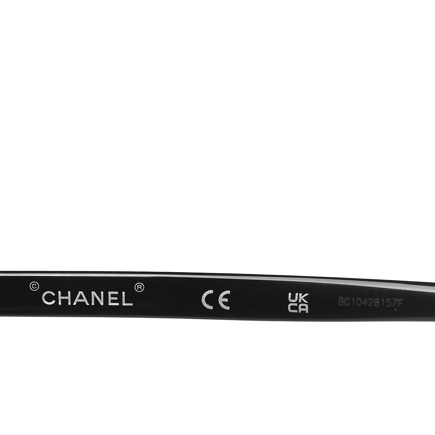 Chanel Acetate Round Sunglasses 71572A Black 5 of 7