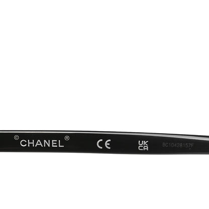 Chanel Acetate Round Sunglasses 71572A Black 5 of 7