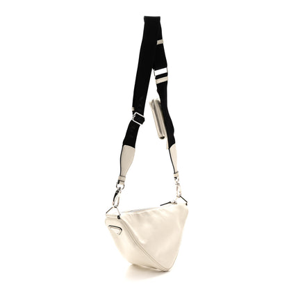 Prada Grace Lux Triangle Shoulder Bag White 3 of 9