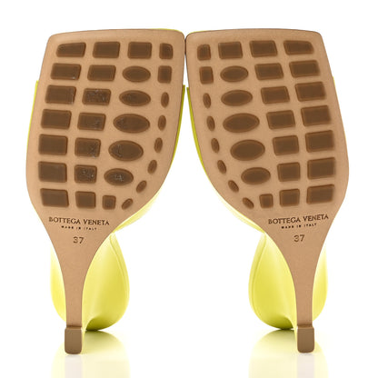 Bottega Veneta Lambskin Stretch Wedge 90mm Sandals 37 Kiwi 5 of 7