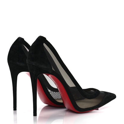 Christian Louboutin Veau Velours Rete Galativi 100 Pumps 36 Black 4 of 7