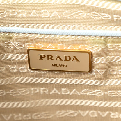 Prada Saffiano Lux Large Tote Lago 6 of 12