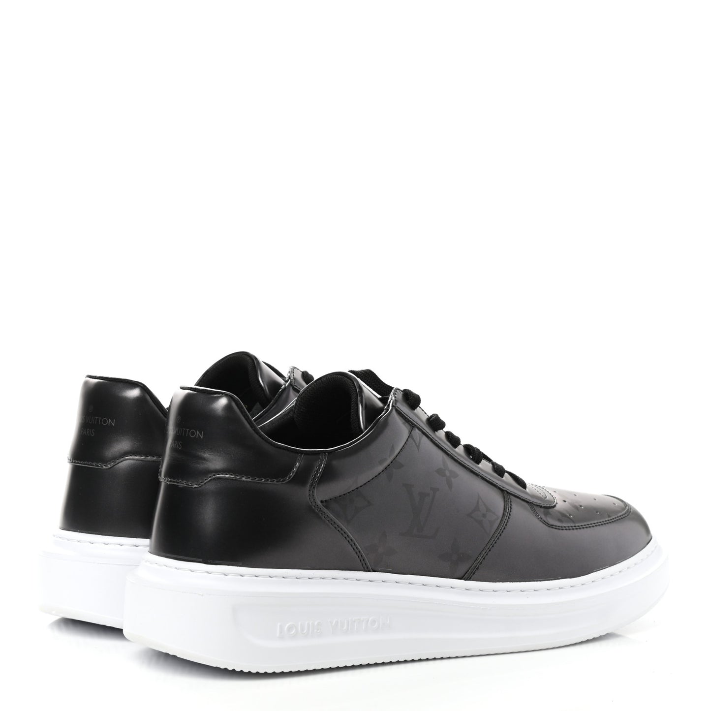 Canvas Monogram Beverly Hills Sneakers 8 Argent