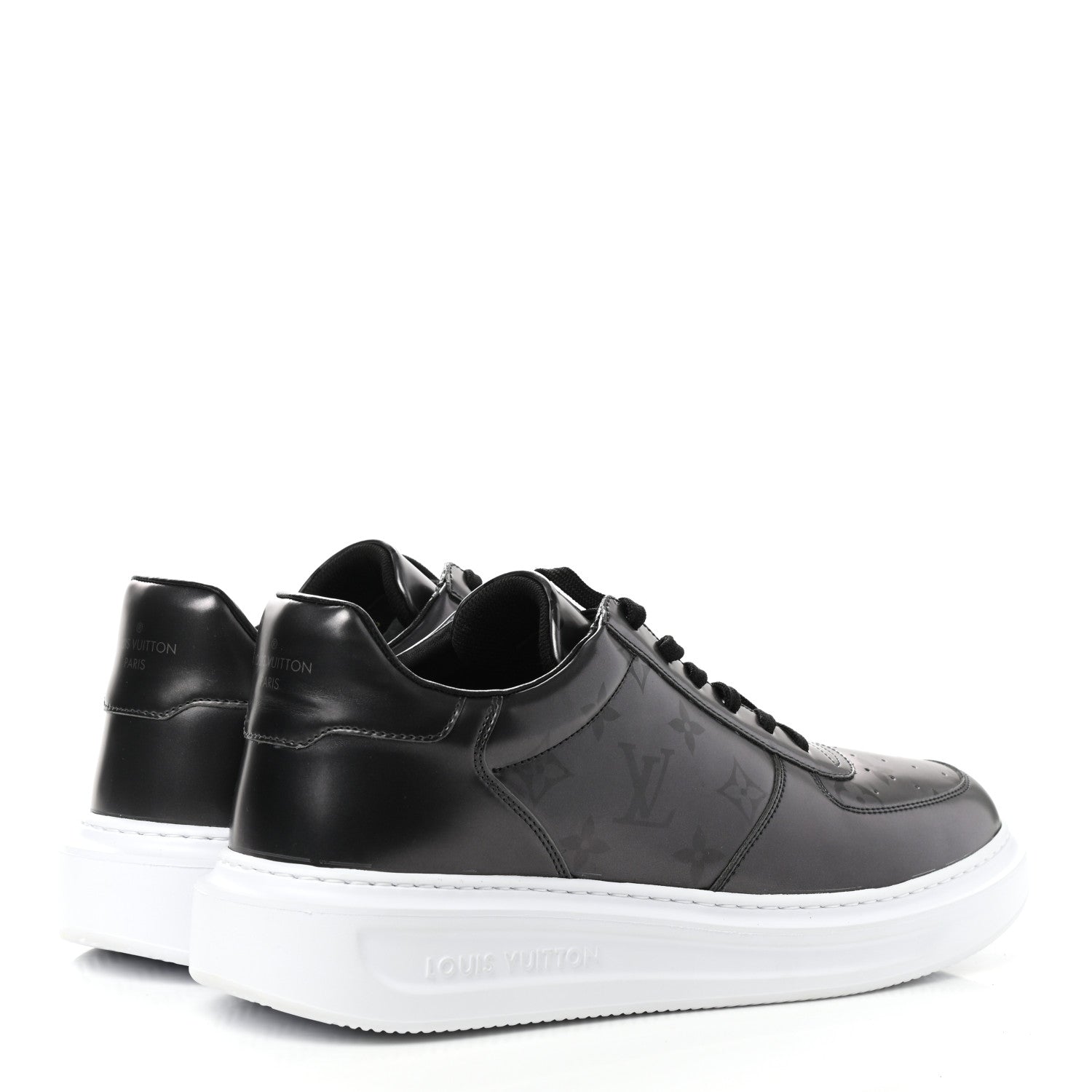 Louis Vuitton Canvas Monogram Beverly Hills Sneakers 8 Argent 4 of 8