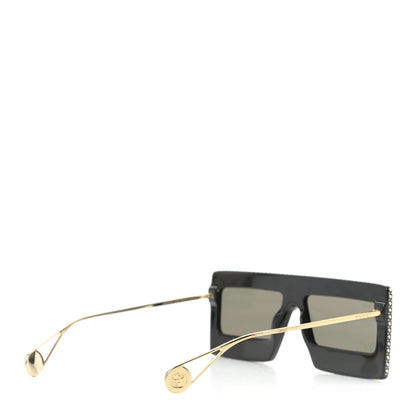 Gucci Acetate Crystal Mask-Frame Sunglasses GG0431S Black 4 of 8