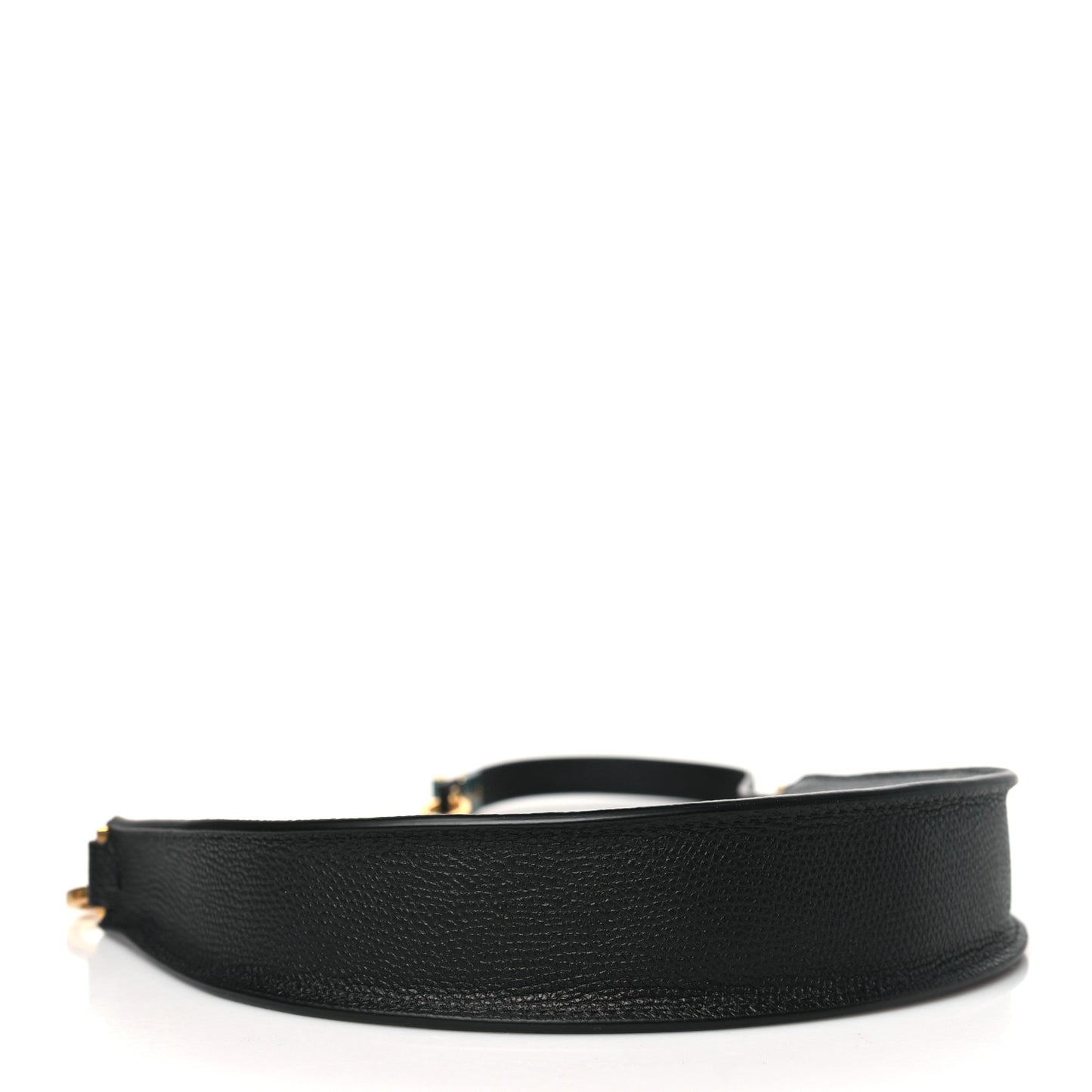 Grainy Calfskin Mini Vlogo Hobo Bag Black