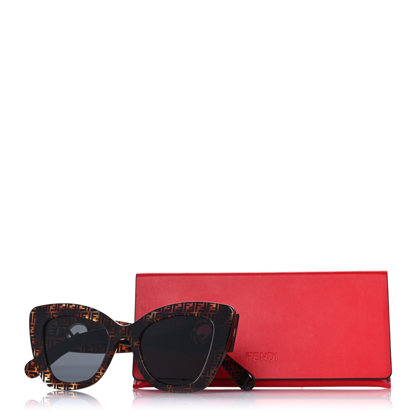 Acetate F is Fendi FF 51mm Cat Eye Sunglasses 0327/S Tortoise Camouflage