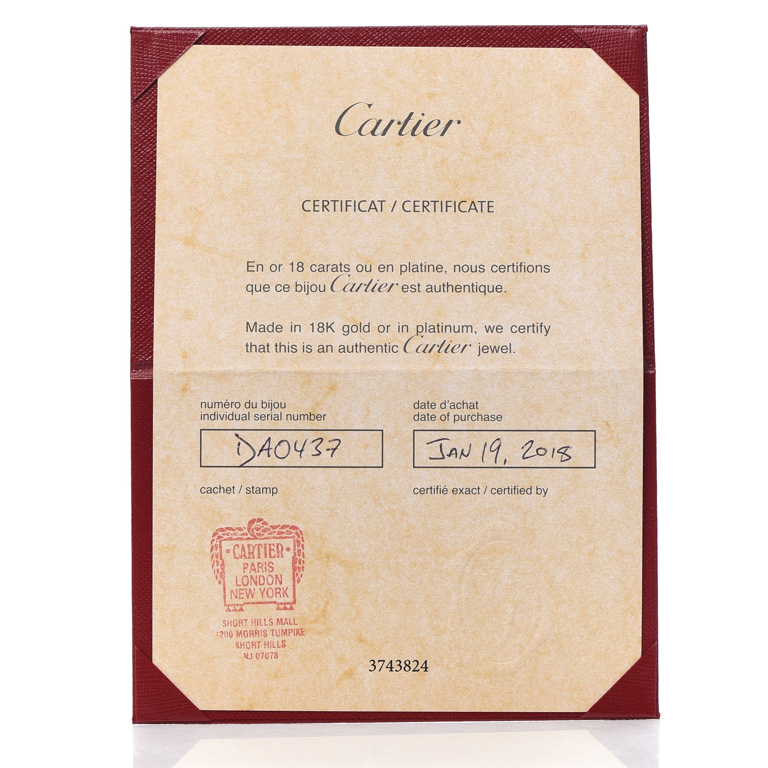 Cartier 18K Yellow Gold Diamond Mother of Pearl XS Amulette de Cartier Pendant Necklace 6 of 6