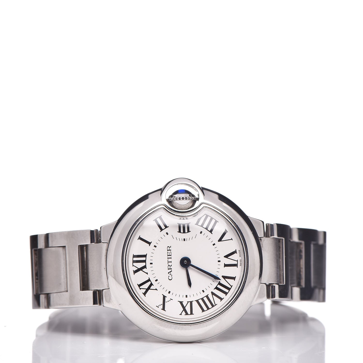 Cartier Stainless Steel 28mm Ballon Bleu De Quartz Watch 3 of 8