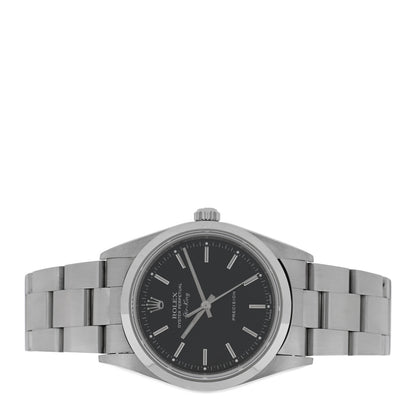 Rolex Stainless Steel 34mm Air-King Oyster Perpetual Precision Watch Black 14000M 2 of 4