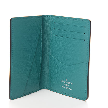 Louis Vuitton Monogram Taiga Pocket Organizer Vert 4 of 6