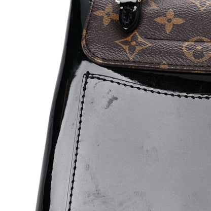 Louis Vuitton Patent Monogram Hot Springs Backpack Black 12 of 13