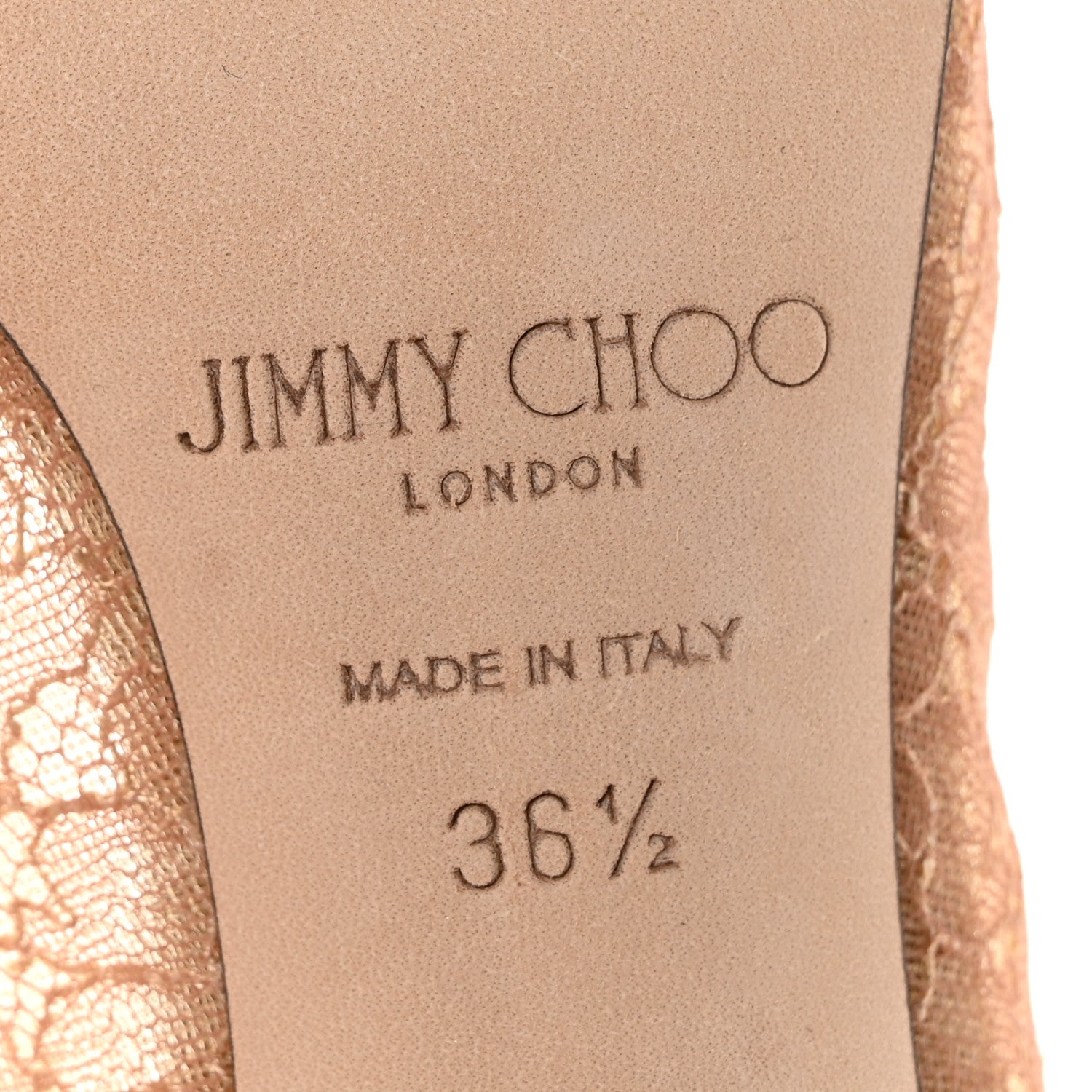 Jimmy Choo Floral Lace Romy 85 Pumps 36.5 Ballet Pink 7 of 9