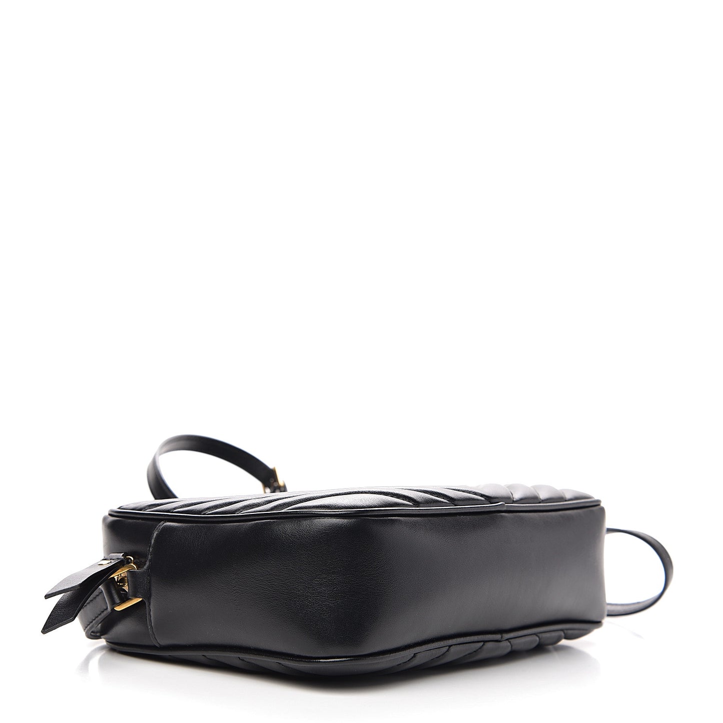 Calfskin Matelasse Monogram Lou Camera Bag Black