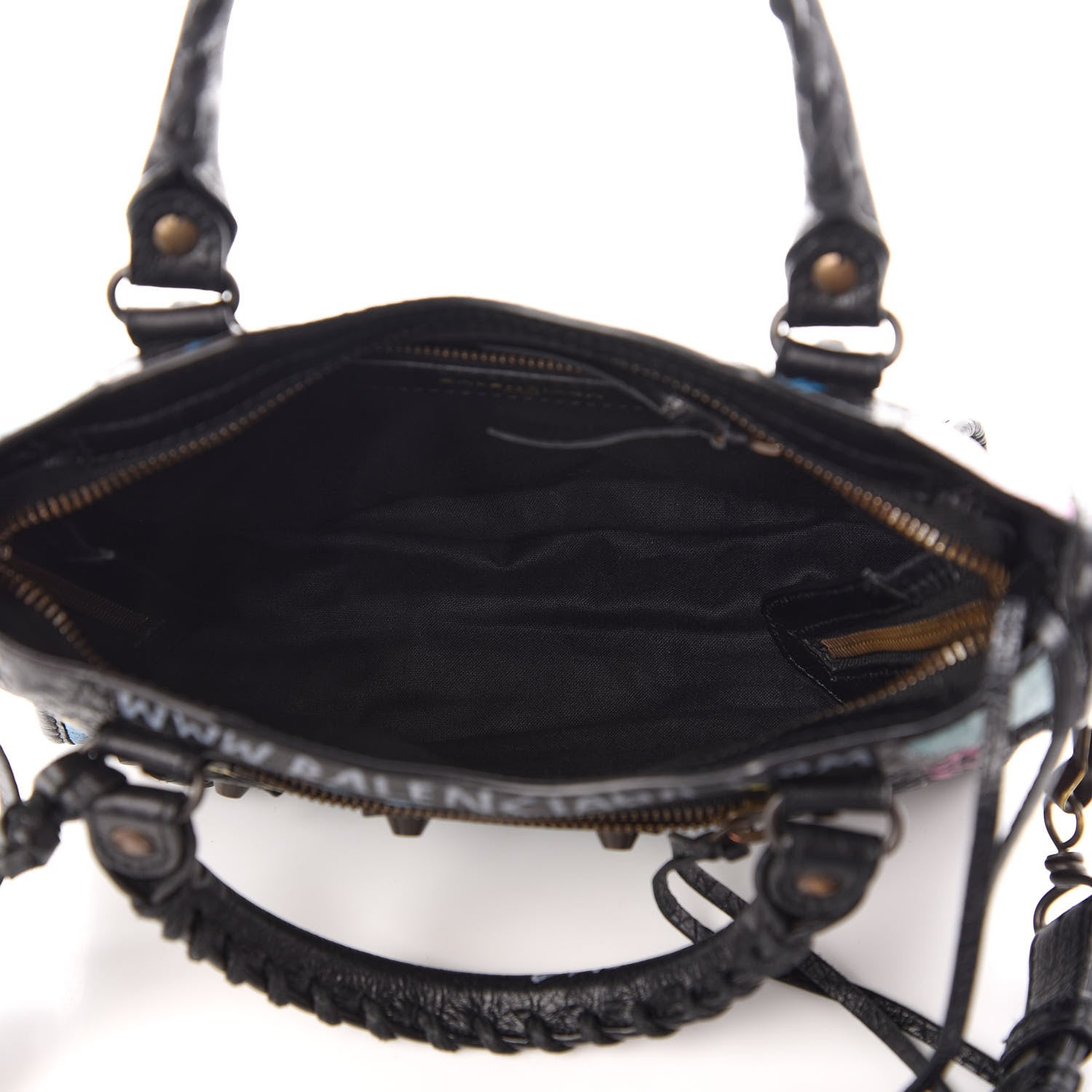 Balenciaga Agneau Arena Graffiti All Over Classic Hardware Mini City Black Multicolor 5 of 8