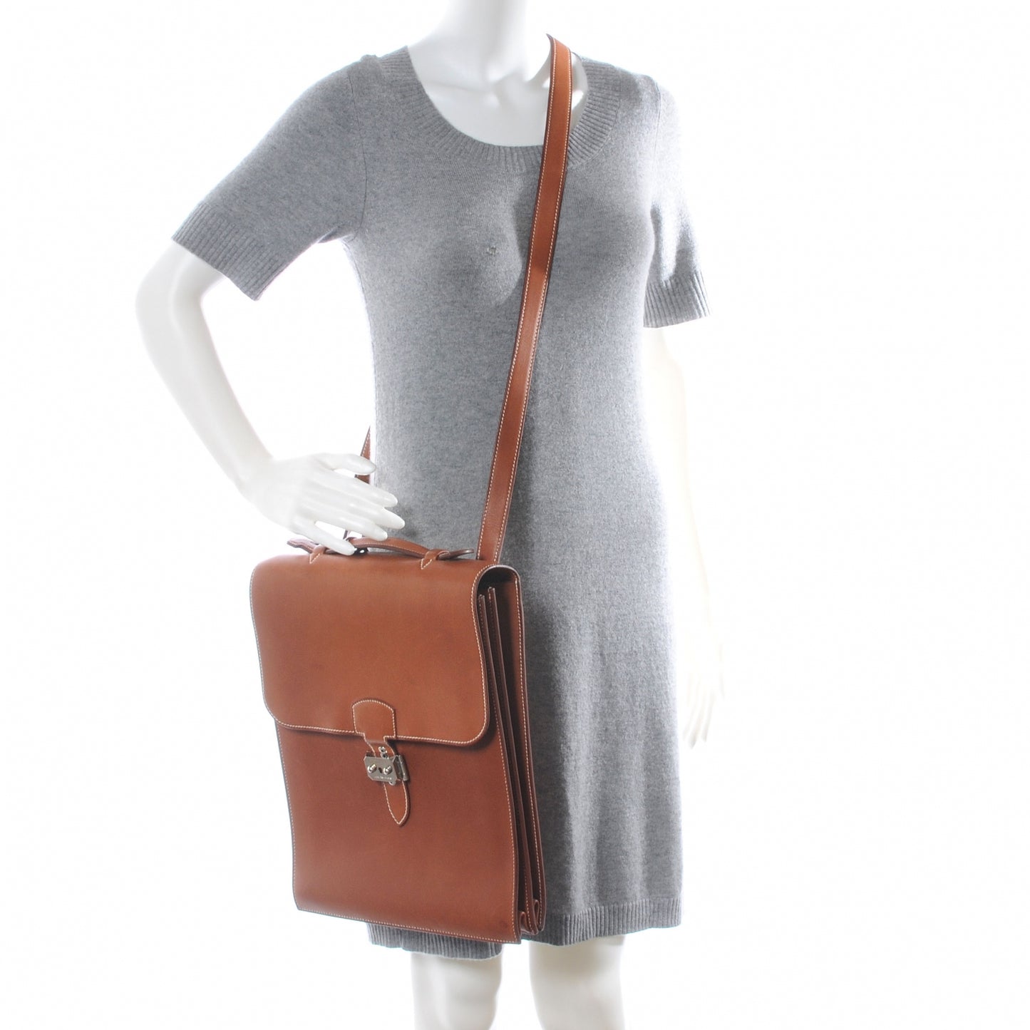 Natural Barenia Depeche DPLG Shoulder Bag