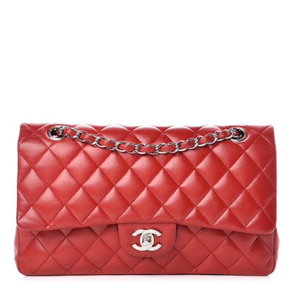 Chanel Lambskin Quilted Medium Double Flap Red 1 of 11