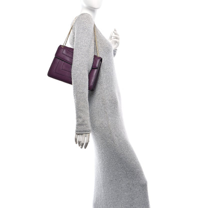 Bulgari Calfskin Serpenti Forever Shoulder Bag Plum 2 of 13
