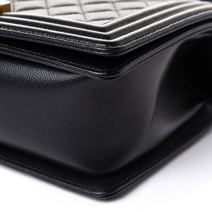 Chanel Caviar Quilted Medium Boy Flap Black 10 of 11