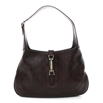 Gucci Guccissima Small Jackie O Hobo Chocolate 1 of 12