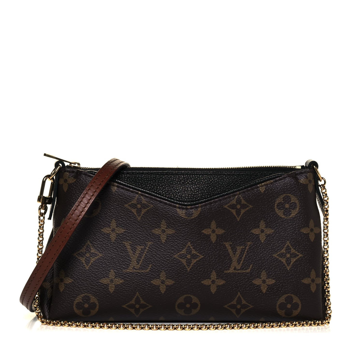 Monogram Pallas Clutch Black