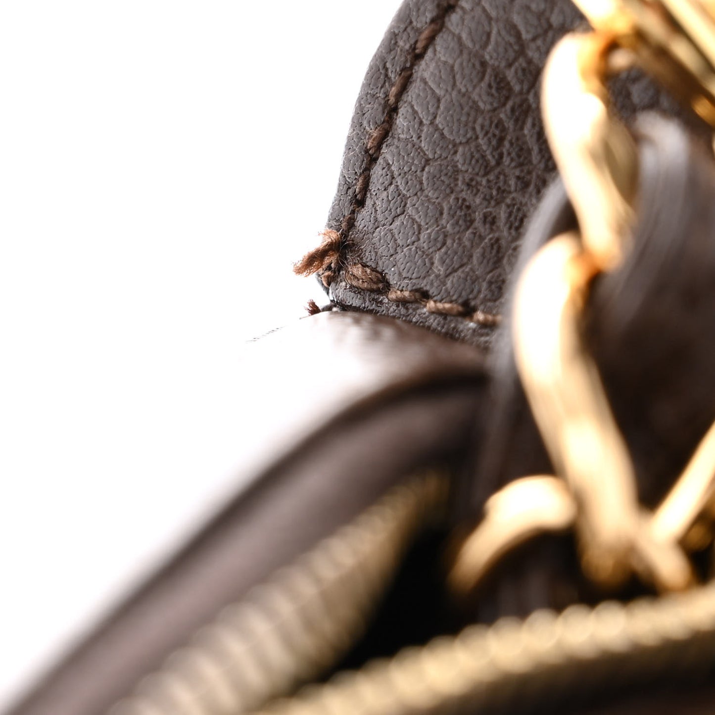Caviar Quilted Timeless CC Shoulder Bag Brown