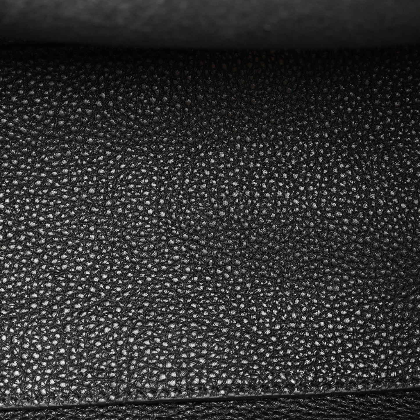 Hammered Calfskin Double Handle Small Amy Tote  Black