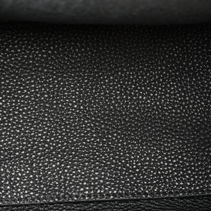 Salvatore Ferragamo Hammered Calfskin Double Handle Small Amy Tote  Black 5 of 9